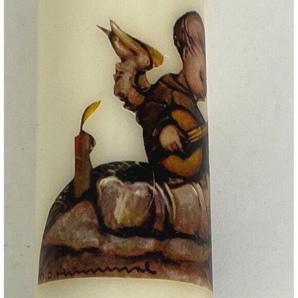 Vintage 1966 Schmid Bros Hummel Decorative Candle Angel with Lute - Picture 6 of 10